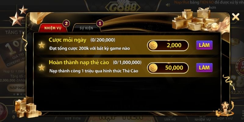 Khuyến mãi GO88 Giftcode trên Fanpage