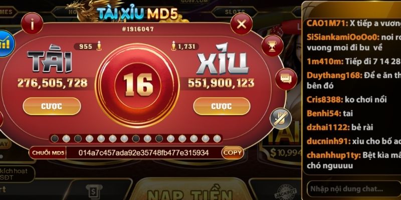 Tổng điểm tài xỉu HITCLUB